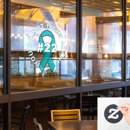 PTSD Awareness Window Cling Raamsticker (Restaurant Raam)