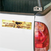 PTSD BEWUSTMAKING NIET ALLE WOUNDS ZIJN ZICHTBAAR BUMPERSTICKER (Op Truck)