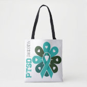 PTSD-bewustzijn-editie boodschappentas Tote Bag (Voorkant)