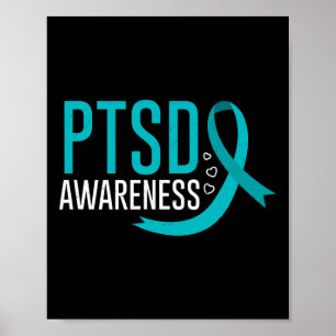 PTSD-bewustzijn geestelijke gezondheid na traumati Poster