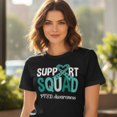 PTSD-bewustzijn Steun Team Tri-Blend Shirt