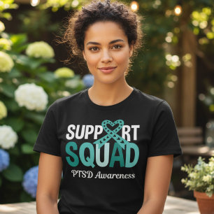 PTSD-bewustzijn Steun Team Tri-Blend Shirt