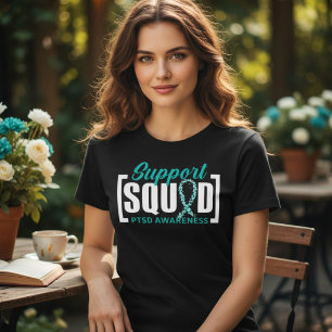 PTSD-bewustzijn Steun Team Tri-Blend Shirt