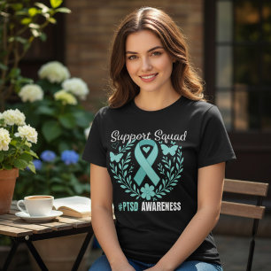 PTSD-bewustzijn Steun Team Tri-Blend Shirt