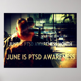 PTSD-bewustzijnsposter Poster