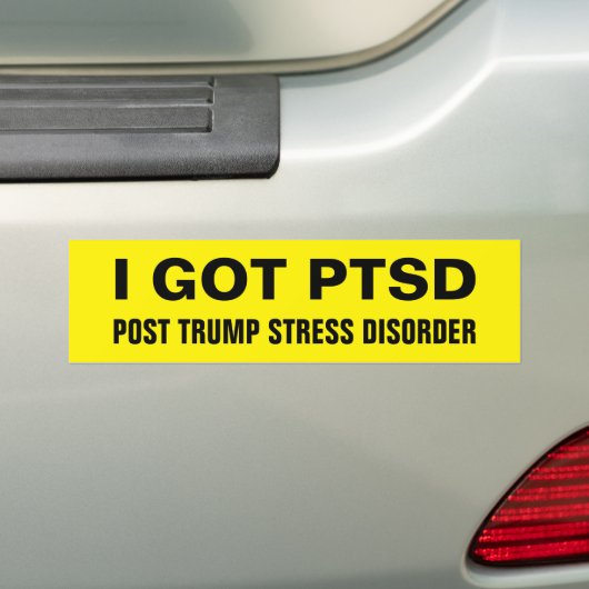 PTSD BUMPERSTICKER (Op auto)