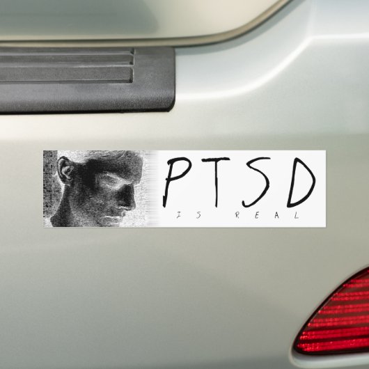 PTSD-Bumpersticker Bumpersticker (Op auto)