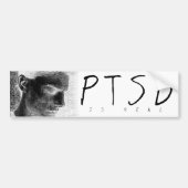 PTSD-Bumpersticker Bumpersticker (Voorkant)