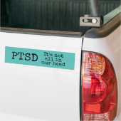 PTSD-bumpersticker Bumpersticker (Op Truck)