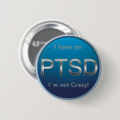 PTSD-Button Ronde Button 5,7 Cm (Voorkant /achterkant)