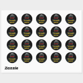 PTSD: DE DEMONS DIE NOOIT RONDE STICKER (Vel)