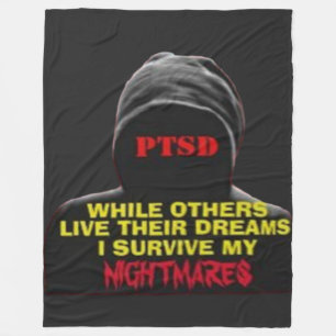 PTSD FLEECE DEKEN