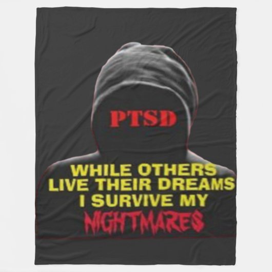 PTSD FLEECE DEKEN (Voorkant)
