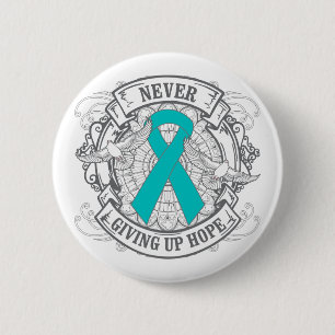 PTSD geeft nooit hoop op Ronde Button 5,7 Cm