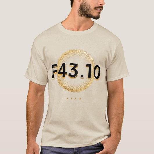 PTSD Geestelijk Gezondheidsbewustzijn F43.10 T-shirt (Voorkant)