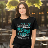 PTSD Krijger Sterkte en Moed Tri-Blend Shirt