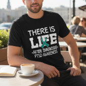 PTSD Krijger Teal Lint Bewustzijn Tri-Blend Shirt