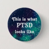 PTSD  melkwegidentiteit Ronde Button 5,7 Cm (Voorkant)