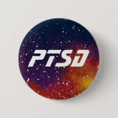 PTSD  melkwegidentiteit Ronde Button 5,7 Cm (Voorkant)