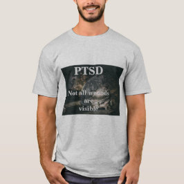 PTSD. Niet alle wonden zijn zichtbaar T-shirt