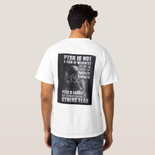 PTSD T-SHIRT (Achterkant volledig)