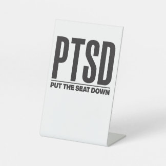 PTSD-teken Reclamebord Met Voetstuk