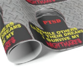 PTSD:TERWIJL ANDEREN HUN DREAMS LEVEN CADEAUPAPIER (Rol Hoek)