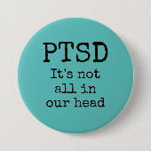 PTSD-toets Ronde Button 7,6 Cm (Voorkant)