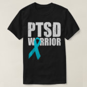 PTSD-WARRIOR - Geweldig bewustmakingsgeschenk T-shirt (Design voorkant)