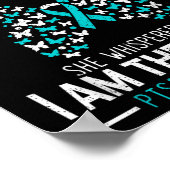 PTSS Awareness Butterfly Posttraumatische Stress D Poster (Hoek)