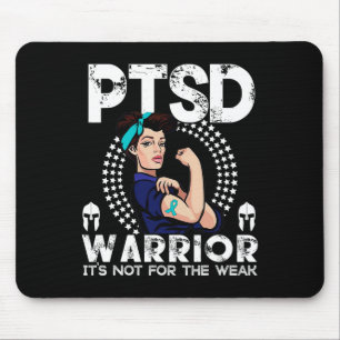 PTSS Awareness voor Mannen Vrouwen Warrior Awarene Muismat