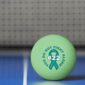 PTSS-BEWUSTZIJN Glow-in-the-Dark Pingpongbal (Net)