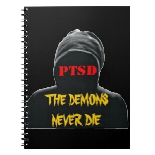 PTSS: DE DEMONEN STERVEN NOOIT NOTITIEBOEK (Voorkant)