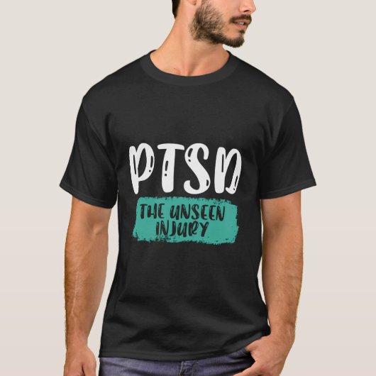 PTSS de onzichtbare letsel veteraan stress stoorni T-shirt (Voorkant)