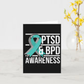 PTSS en BPD bewustzijn Kaart (Gele Bloem)