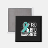 PTSS en BPD bewustzijn Magneet (Voorkant / Achterkant)
