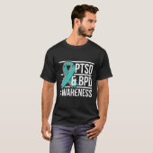 PTSS en BPD bewustzijn T-shirt (Voorkant volledig)
