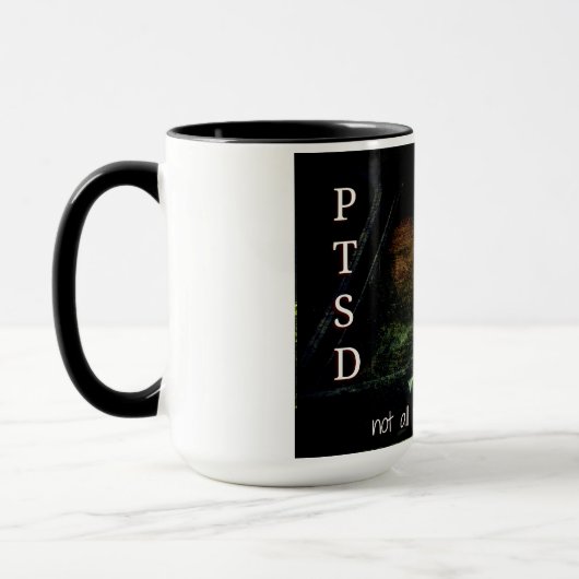 PTSS Niet alle wonden zijn zichtbare drank Mok (Links)