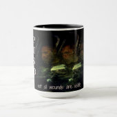 PTSS Niet alle wonden zijn zichtbare drank Mok (Midden)