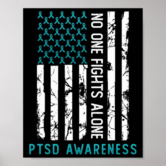 PTSS Post Traumatische Stress Disorder Awareness S Poster (Voorkant)
