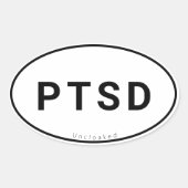 PTSS Sticker ovaal (Voorkant)