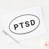 PTSS Sticker ovaal (Envelop)