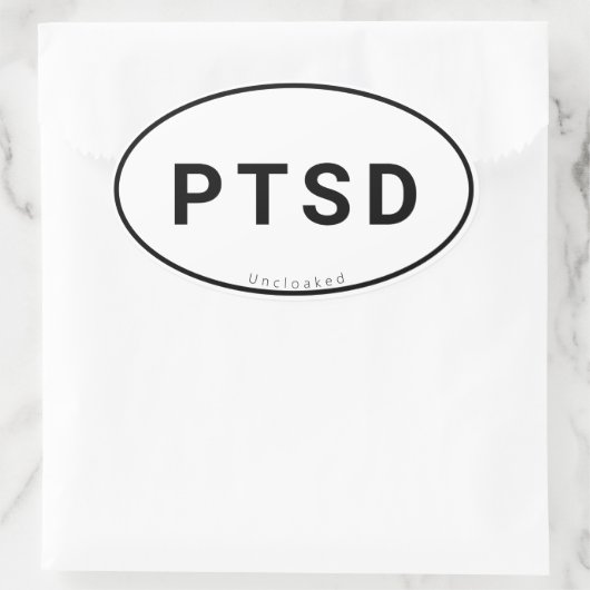 PTSS Sticker ovaal (Tas)