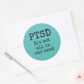 PTSS-sticker Ronde Sticker (Envelop)