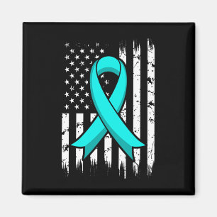 PTSS Stress Awareness Lint Met Vlag Grafisch Van D Magneet