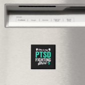 PTSS Stress Warrior Survivor Awareness Get Well Re Magneet (Insitu (Vaatwasser))
