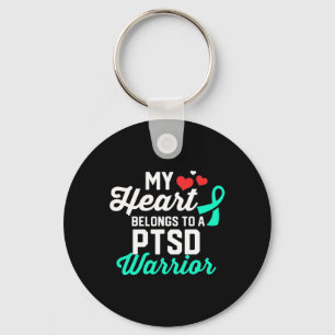 PTSS Stress Warrior Survivor Support Awareness Rec Sleutelhanger