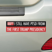 PTSS van Trump Bumpersticker (Op auto)