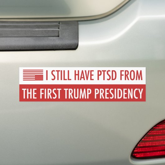 PTSS van Trump Bumpersticker (Op auto)