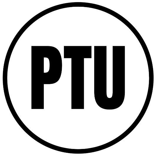 PTU - Platinum Classic Round Sticker
